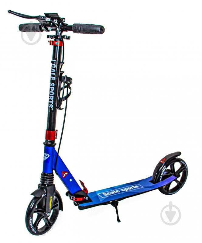 Двухколесный самокат Scale Sports SS-08 Blue (ручной тормоз, Led-фонарик) SS-08-3