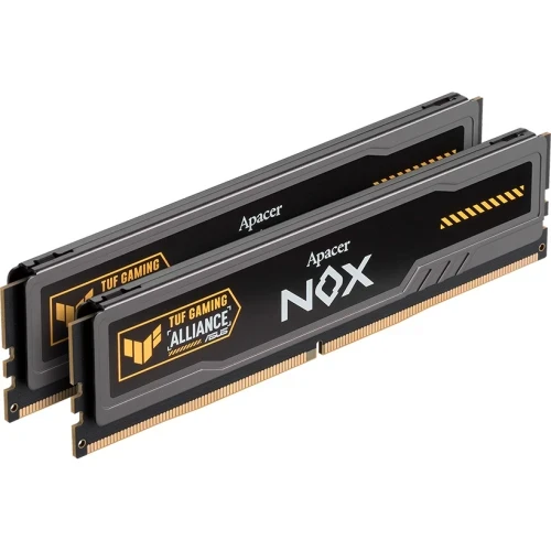 Память 16Gb x 2 32Gb Kit DDR5/5200 MHz/Apacer NOX TUF Black/Grey (AH5U32G52C522UTAA-2)