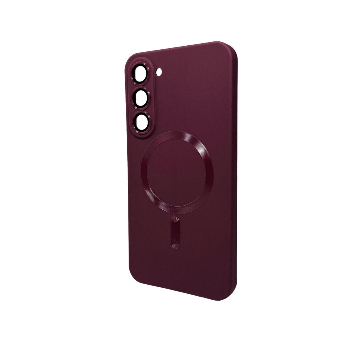 Противоударный чехол для Samsung Galaxy S23 Plus Cosmic Frame MagSafe Color / Wine Red