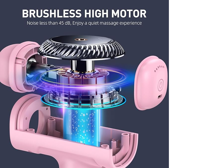 Массажер перкуссионный ударный Sorudel для мышц/антицеллюлитный с 8 насадками (2649992793) - фото 4 Массажер перкуссионный ударный Sorudel для мышц/антицеллюлитный с 8 насадками (2649992793) - фото 4