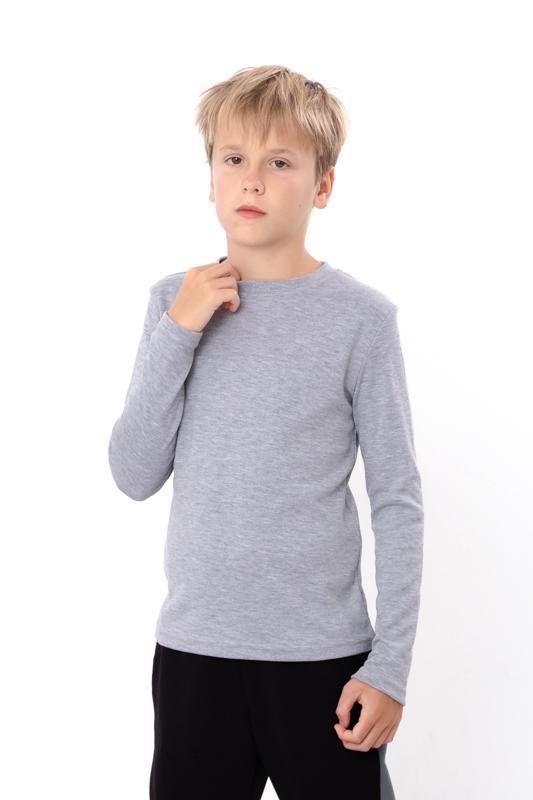Джемпер однотонний для хлопчика Носи Своє 92 см Сірий (6025-015-4)