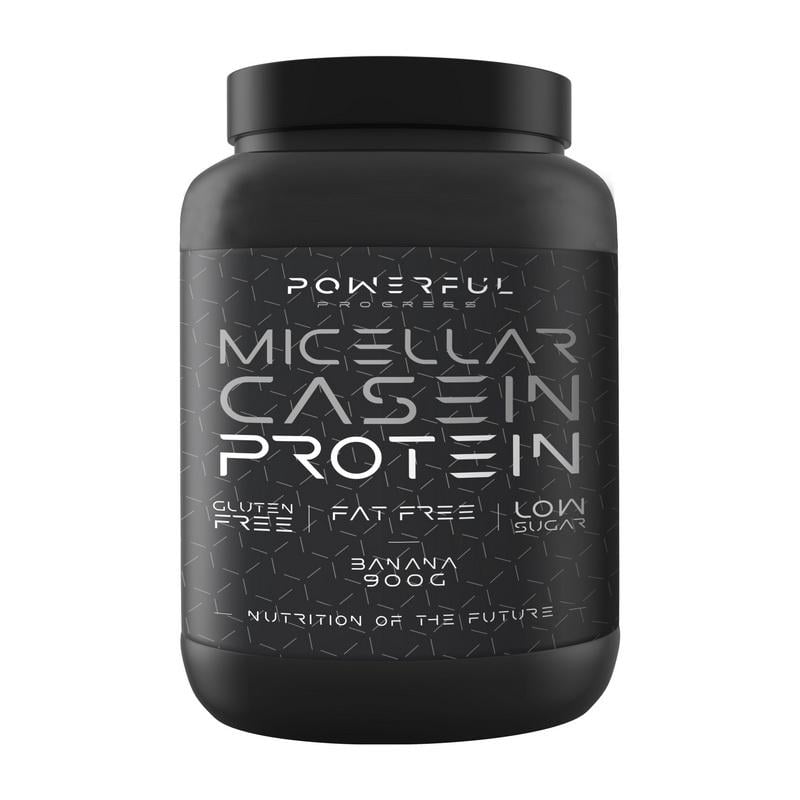 Протеин казеиновый Powerful Progress Micelar Caseine Protein 900 г Клубника