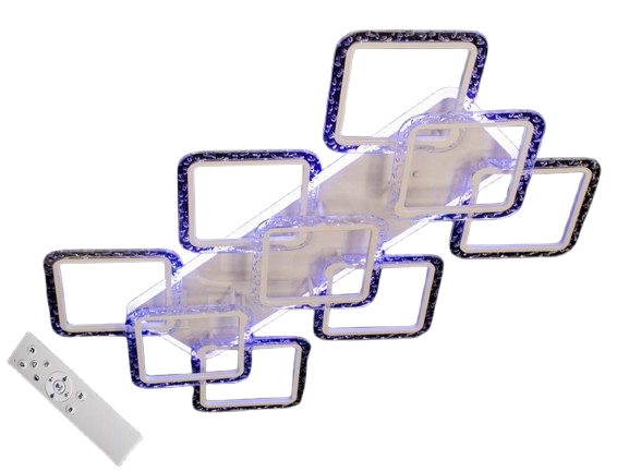 Люстра потолочная с диммером LED QX2516/8+1L CF 3col dim (2437599330) Люстра потолочная с диммером LED QX2516/8+1L CF 3col dim (2437599330)