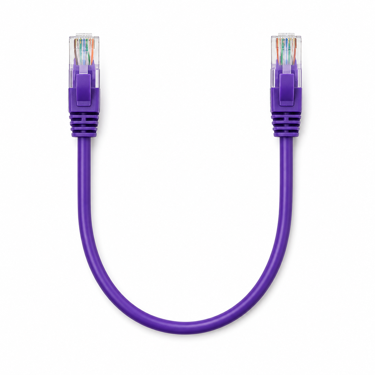 Патч-корд UTP Ritar CAT5e 0,3 м для подключения сетевого оборудования Фиолетовый (37525014)