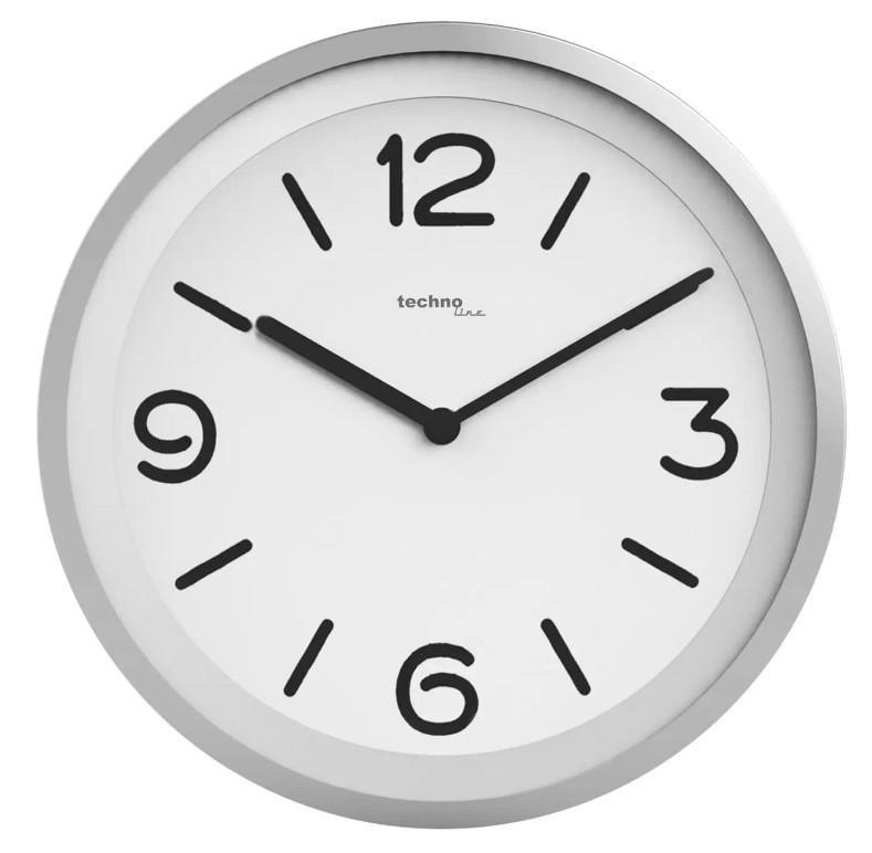 Часы настенные Technoline WT7400 Silver (DAS301570)