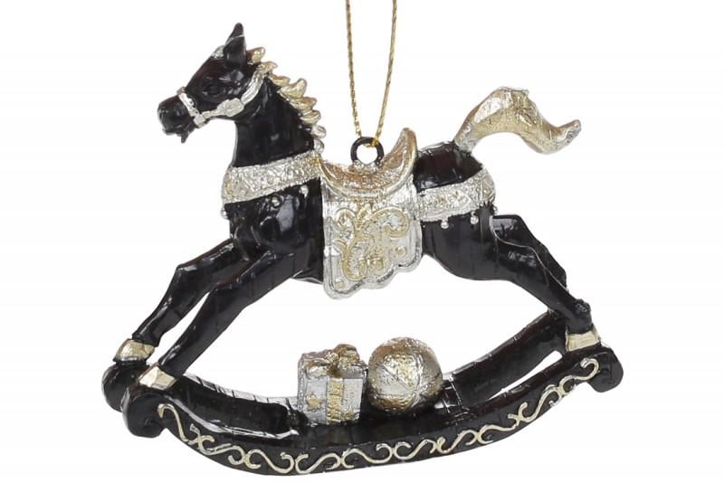 Декоративная подвесная фигурка BonaDi Лошадка-качалка (707-237)