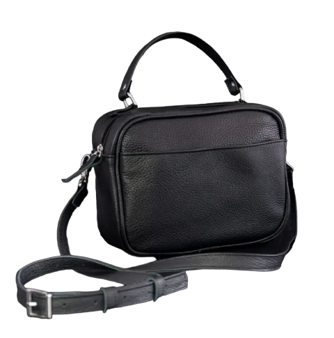 Сумка женская Teploff ForYou Flotar из натуральной кожи Черный (000201)