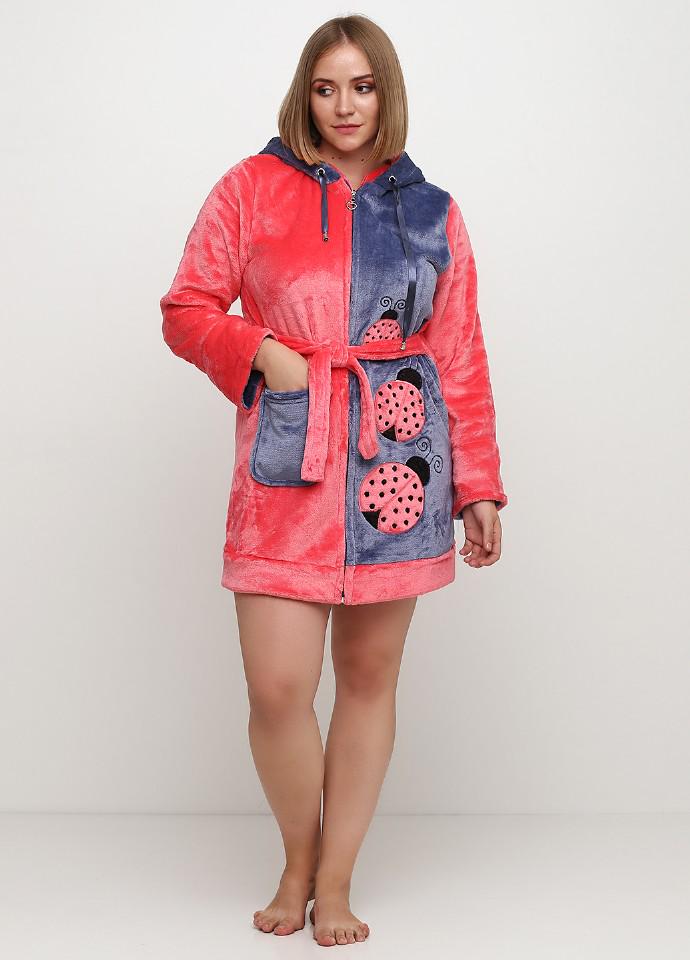 Халат Wild Love L Коралловый (177-28)