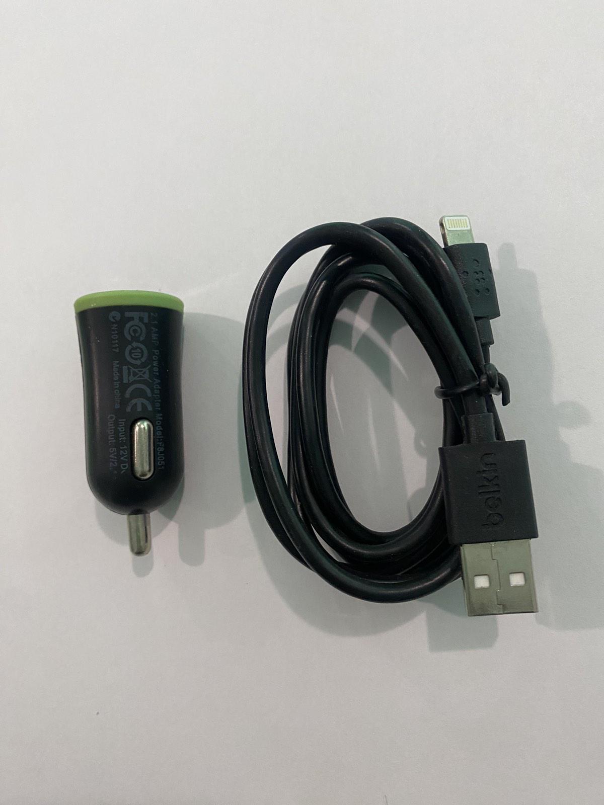 Зарядний пристрій автомобільний Belkin iPhone 6 1USB/USB (000022097) - фото 2