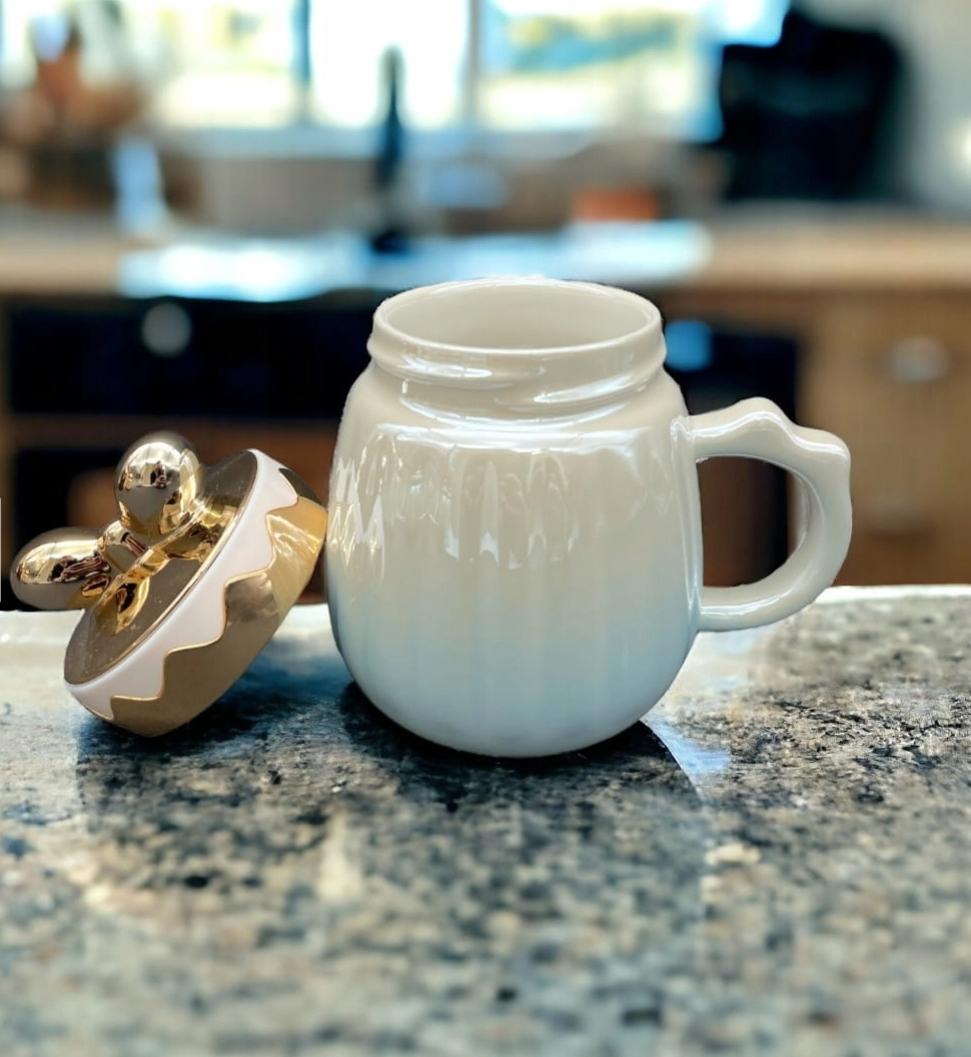 Чашка Lirmatur Бантик кераміка з кришкою 400 мл Блакитний (15414094) - фото 3 Чашка Lirmatur Бантик кераміка з кришкою 400 мл Блакитний (15414094) - фото 3