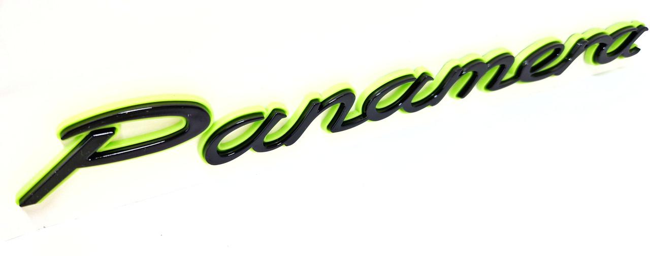 Емблема-напис Panamera на кришку багажника Porsche (2380126839)