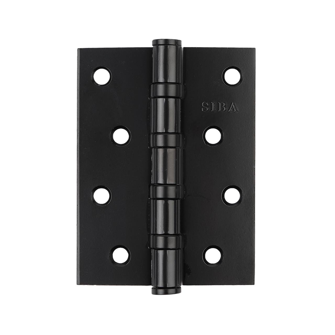 Петля дверна Siba універсальна сталева 100 мм Чорний матовий (4 BB 4" X 3" Х 3MM FHP МВ) - фото 1 Петля дверна Siba універсальна сталева 100 мм Чорний матовий (4 BB 4" X 3" Х 3MM FHP МВ) - фото 1