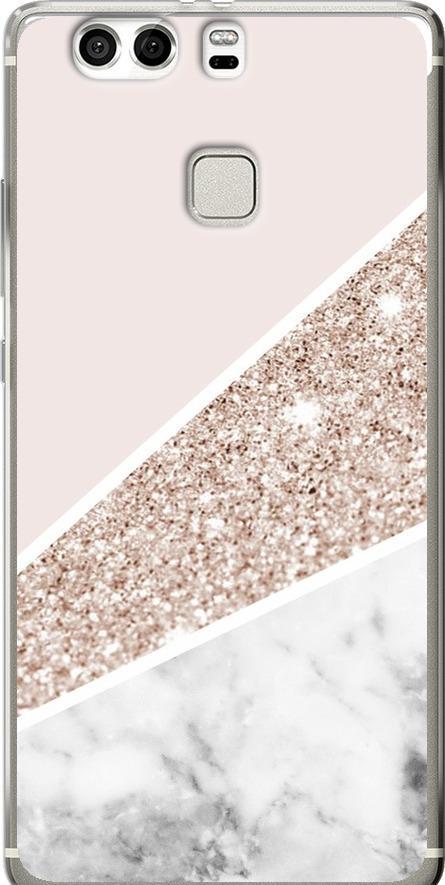 Чехол на Huawei P9 Plus Пастельный мрамор (4342u-300-42517)