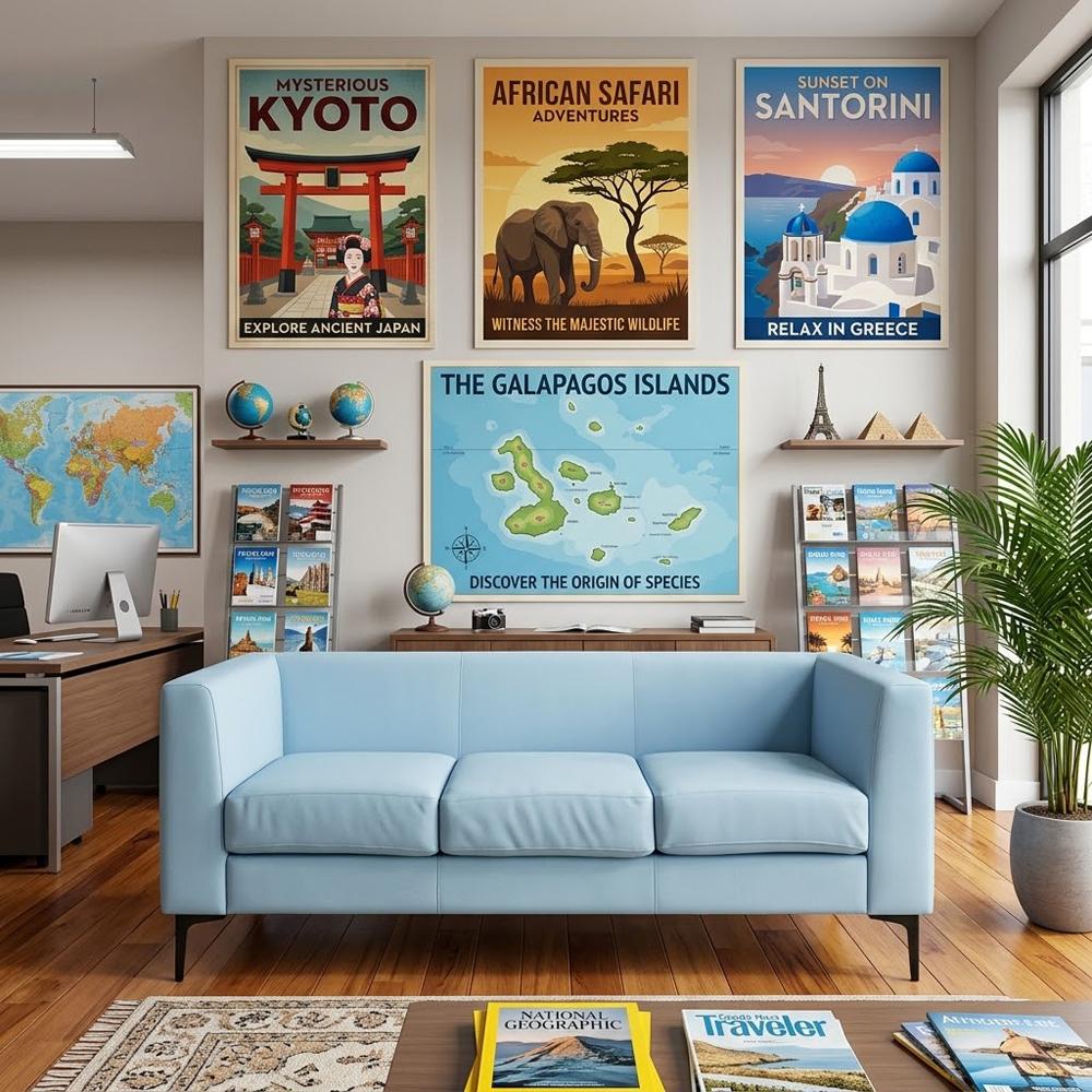 Диван Morgan екошкіра Light 200х77х70 см Blue (rich_sofa_00455)