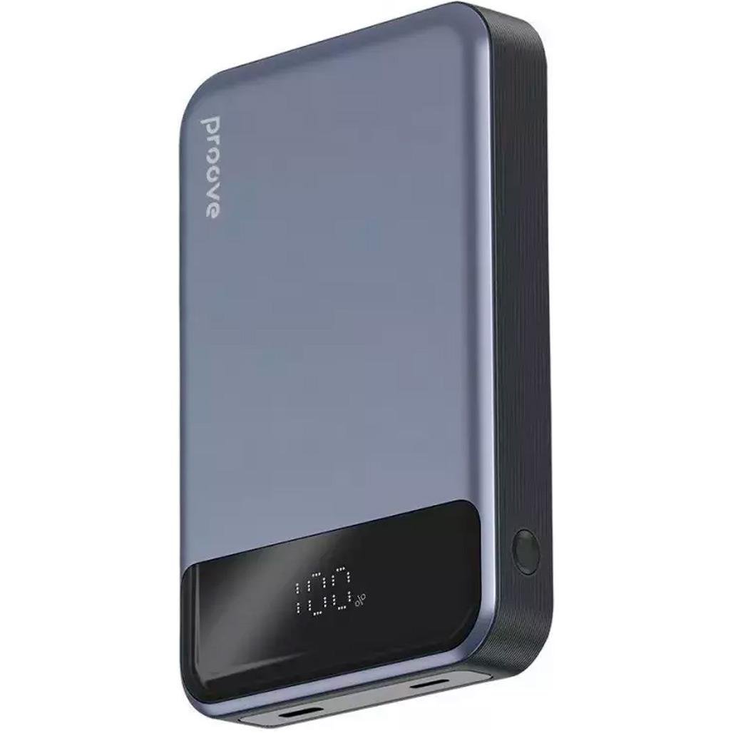 Внешний аккумулятор Proove Hoodman Magnetic 10000 mAh 20W Grey (PBH120010003) - фото 1 Внешний аккумулятор Proove Hoodman Magnetic 10000 mAh 20W Grey (PBH120010003) - фото 1