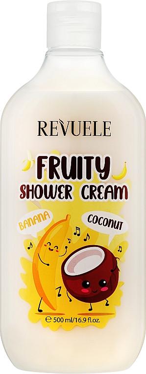 Крем для душа Revuele Fruity Shower Cream Банан и Кокос 500 мл (2565204783)