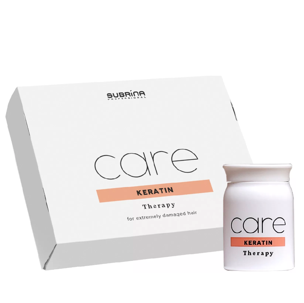 Краплі кератинові для зміцнення волосся Subrina Professional Keratin Therapy 6x10 мл