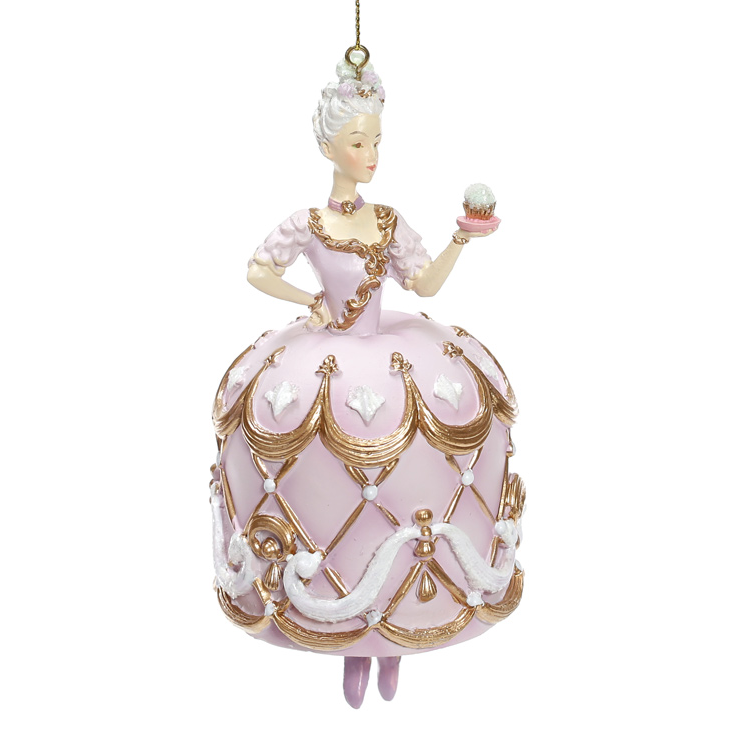 Фигурка новогодняя подвесная BonaDi Принцессы-пирожные 1 (838-398)