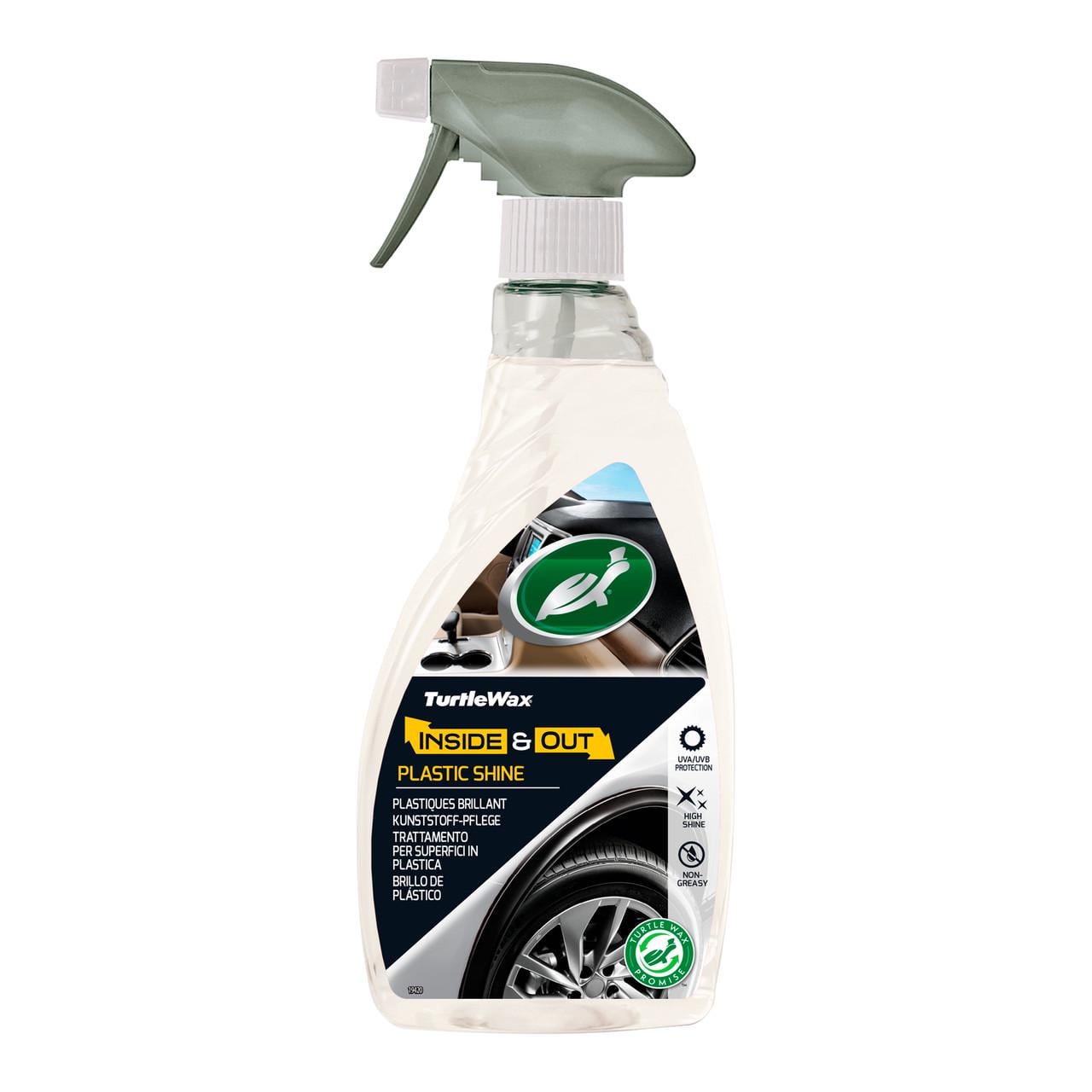 Увлажнитель и ультрафиолетовая защита TURTLE WAX INSIDE&OUT PLASTIC 500 мл Увлажнитель и ультрафиолетовая защита TURTLE WAX INSIDE&OUT PLASTIC 500 мл