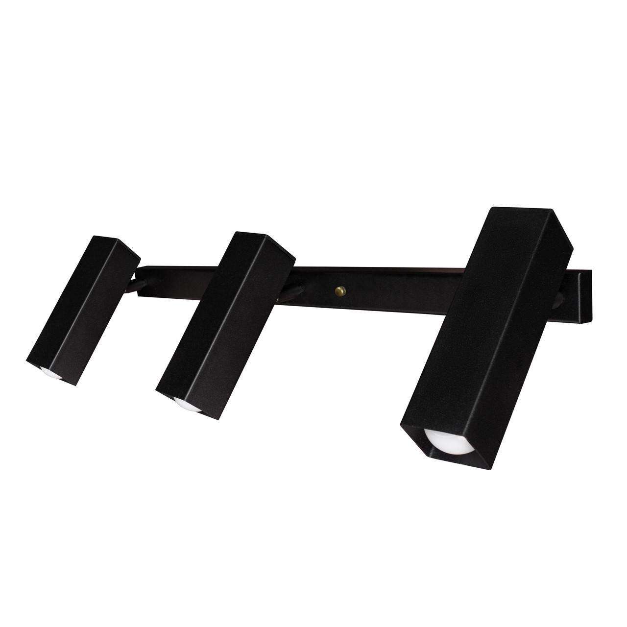 Светильник потолочный MSK Electric Verona с поворотными плафонами под лампу Е27 Черный (SQ 1750-3) - фото 3 Светильник потолочный MSK Electric Verona с поворотными плафонами под лампу Е27 Черный (SQ 1750-3) - фото 3