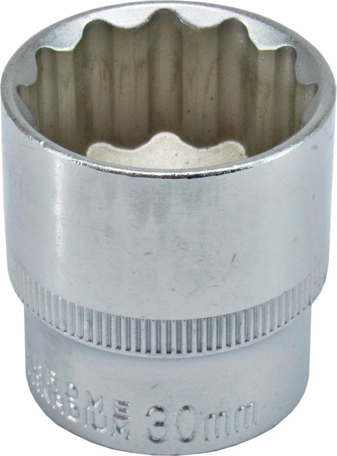 Головка торцева низька дванадцятигранна Intertool 1/2 30 мм (ET-0230)