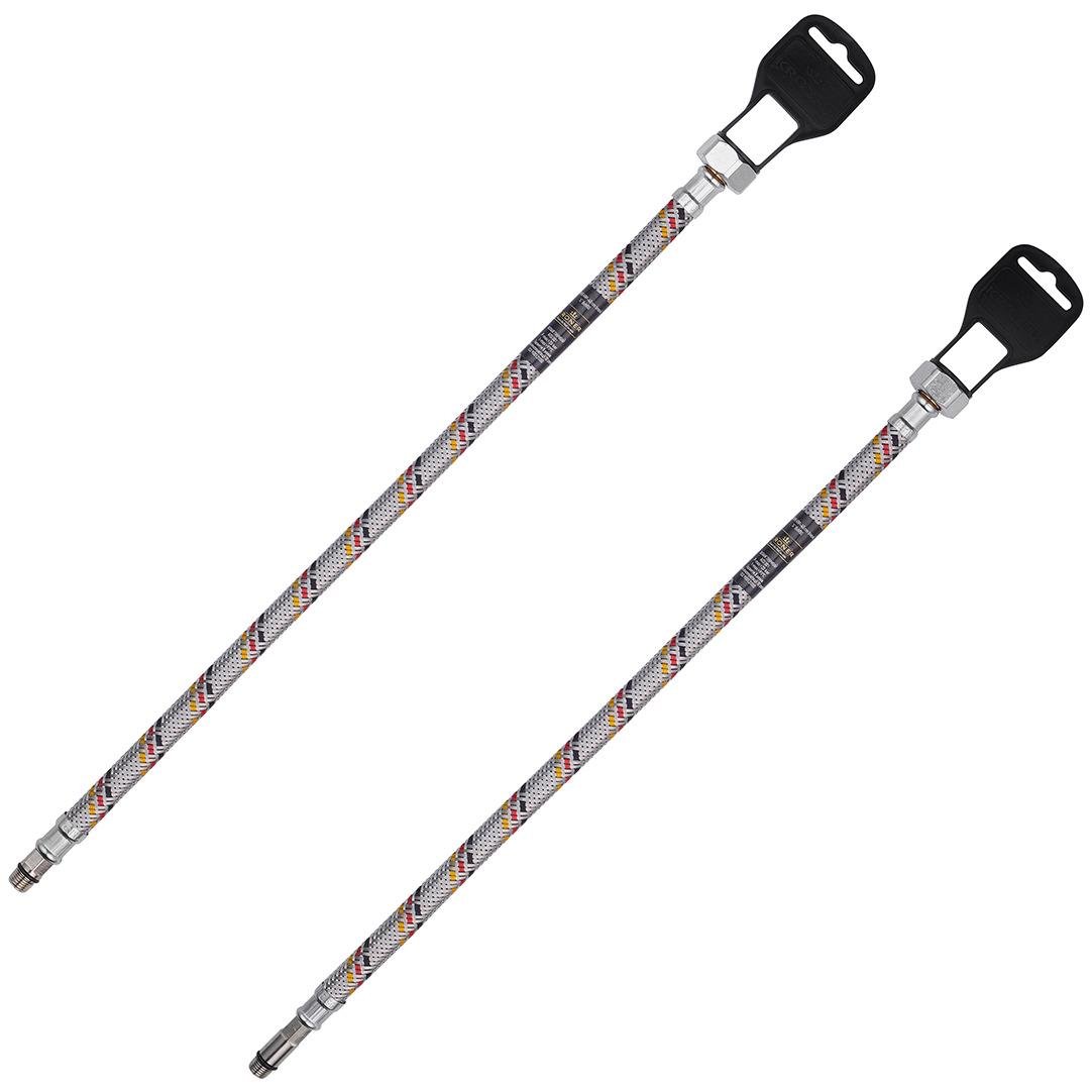 Шланг для подключения смесителя Kroner CV023690 M10x1/2" НВ 80 см (136147)