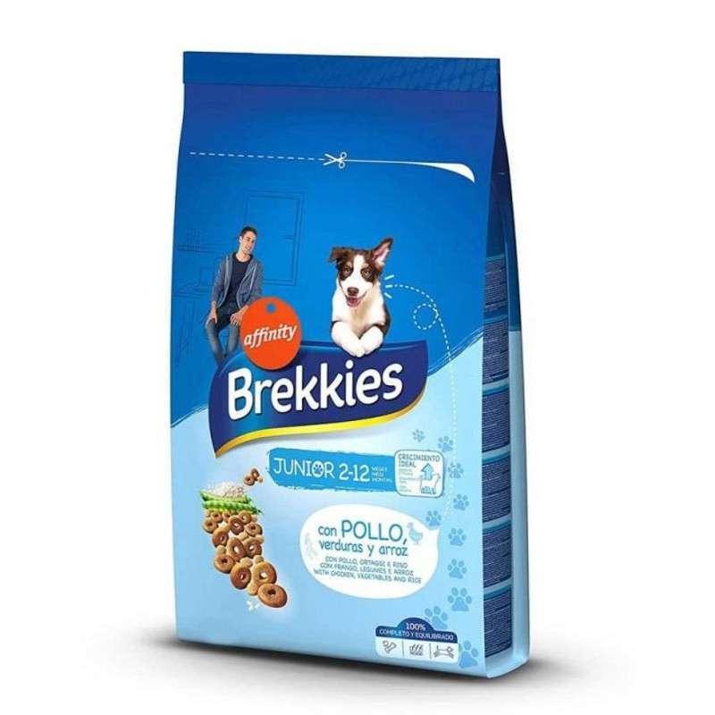 Корм сухий для цуценят Brekkies Dog Junior з куркою та овочами 3 кг (11232696) - фото 6