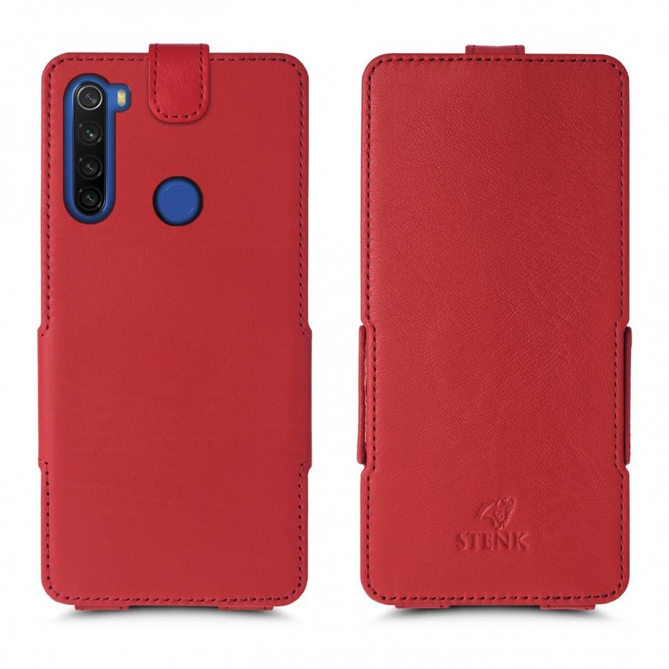 Чехол флип Stenk Prime для Xiaomi Redmi Note 8 Красный (64706)