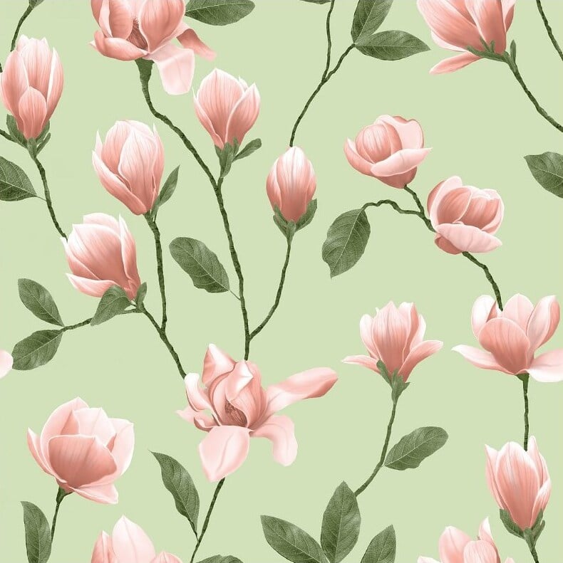 Шпалери на паперовій основі Шарм 162-05 Alexandrina 0,53х10 м Зелений (6348187b545099340e54c7ae)