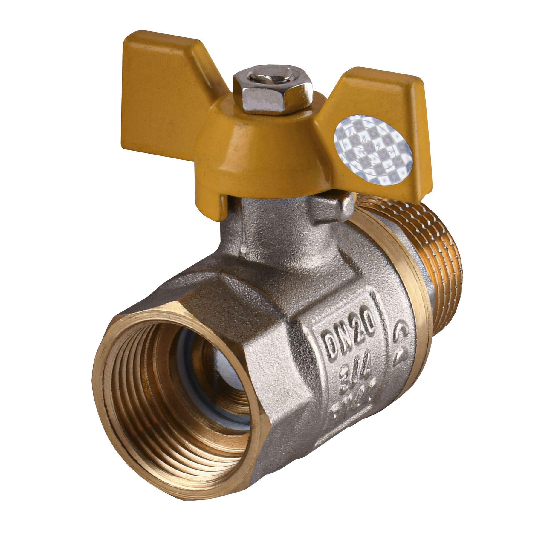 Кран шаровой Solomon B1008 000001392 3/4" ВЗ для газа бабочка (104553) Кран шаровой Solomon B1008 000001392 3/4" ВЗ для газа бабочка (104553)