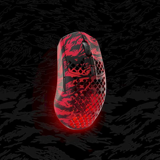 Компьютерная мышка SteelSeries Aerox 3 Wireless Faze Clan Edition Черный/Красный (62609) - фото 8 Компьютерная мышка SteelSeries Aerox 3 Wireless Faze Clan Edition Черный/Красный (62609) - фото 8