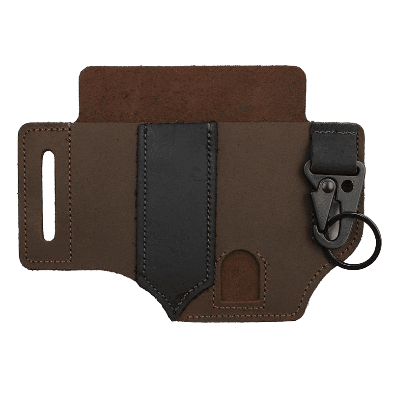 Сумка мужская BeltCover на ремень из натуральной кожи Коричневый (517)