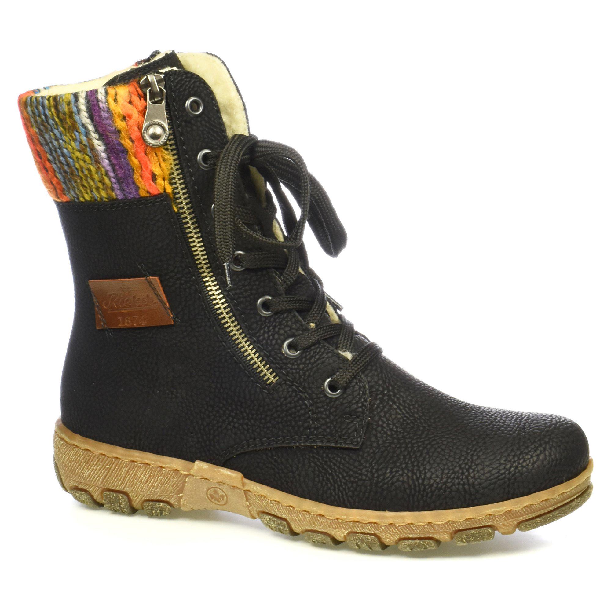 Ботинки зимние женские Rieker р. 36 Черный (011456-36)