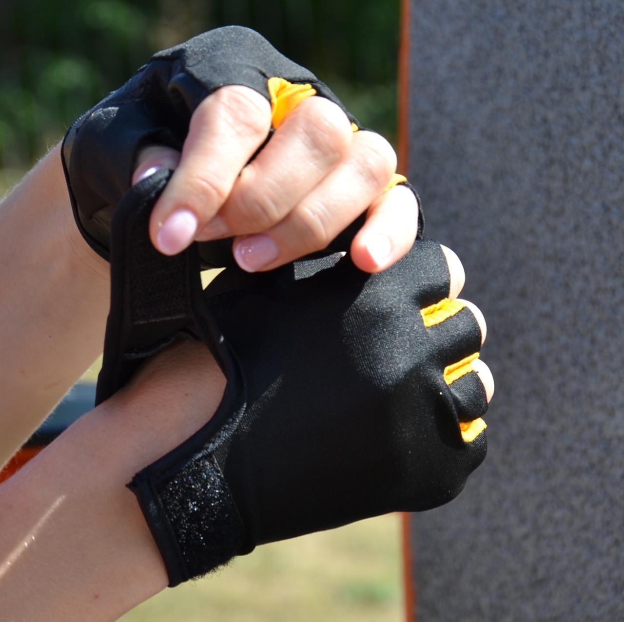 Перчатки для фитнеса MadMax MFG-251 Rainbow M Orange (A-012612) - фото 10 Перчатки для фитнеса MadMax MFG-251 Rainbow M Orange (A-012612) - фото 10