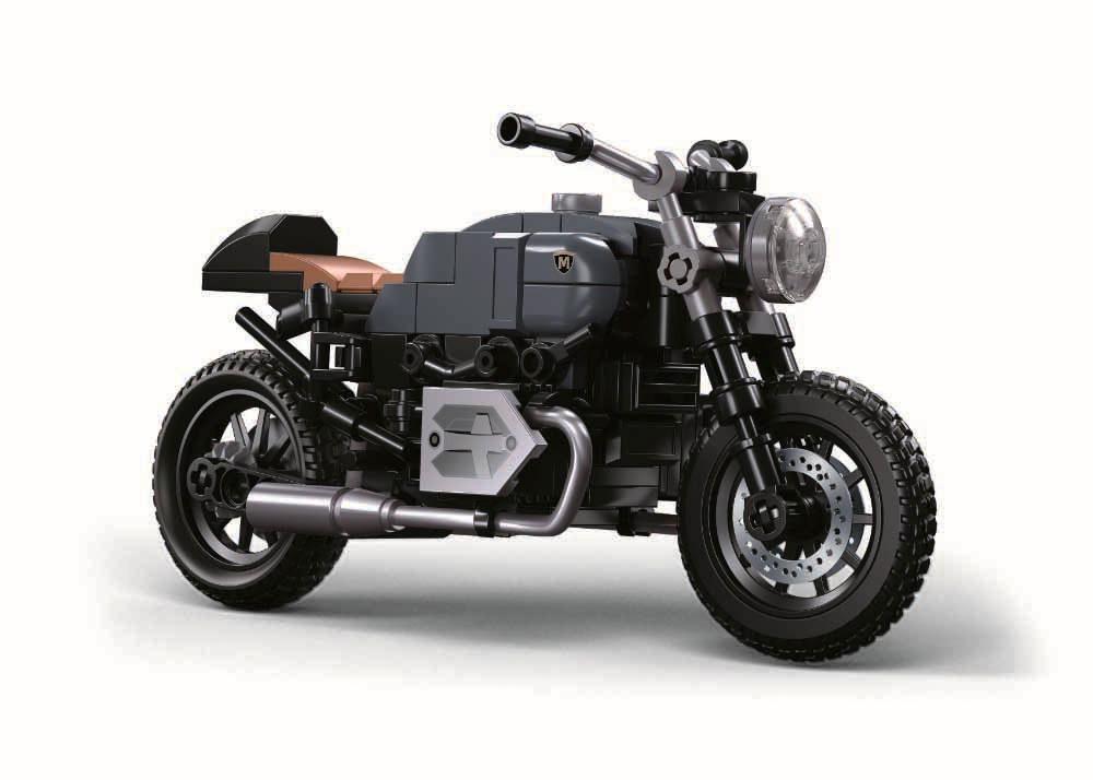 Конструктор Sluban M38-B1134 Мотоцикл BMW R nineT 191 деталь - фото 4