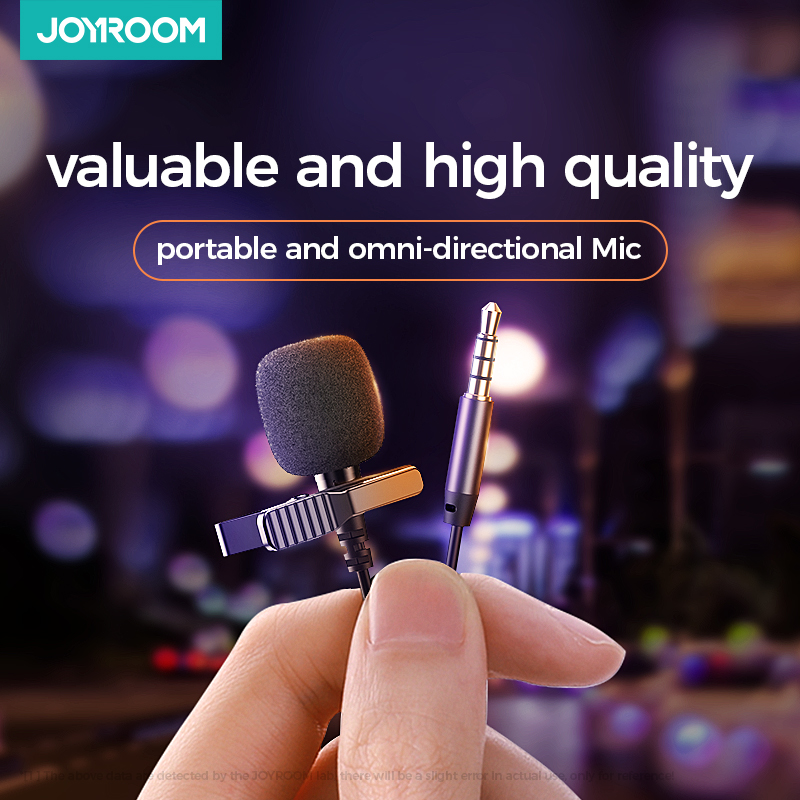 Микрофон петличный петлички Joyroom Lavalier Microphone JR-LM1 AUX 3 м (532008) - фото 6