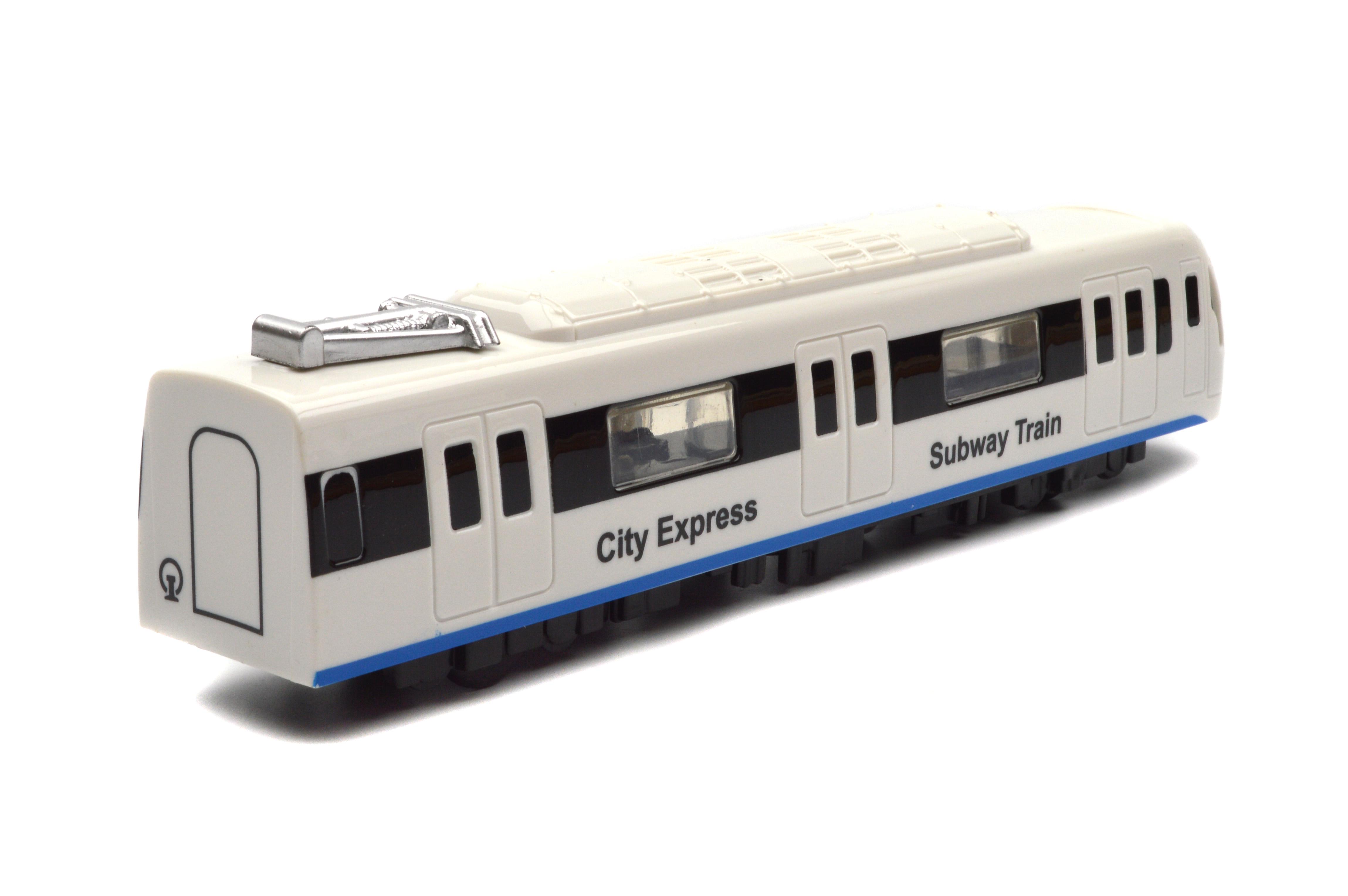 ᐉ Іграшковий поїзд метро 731-27DB з інерцією/звуком та світлом
