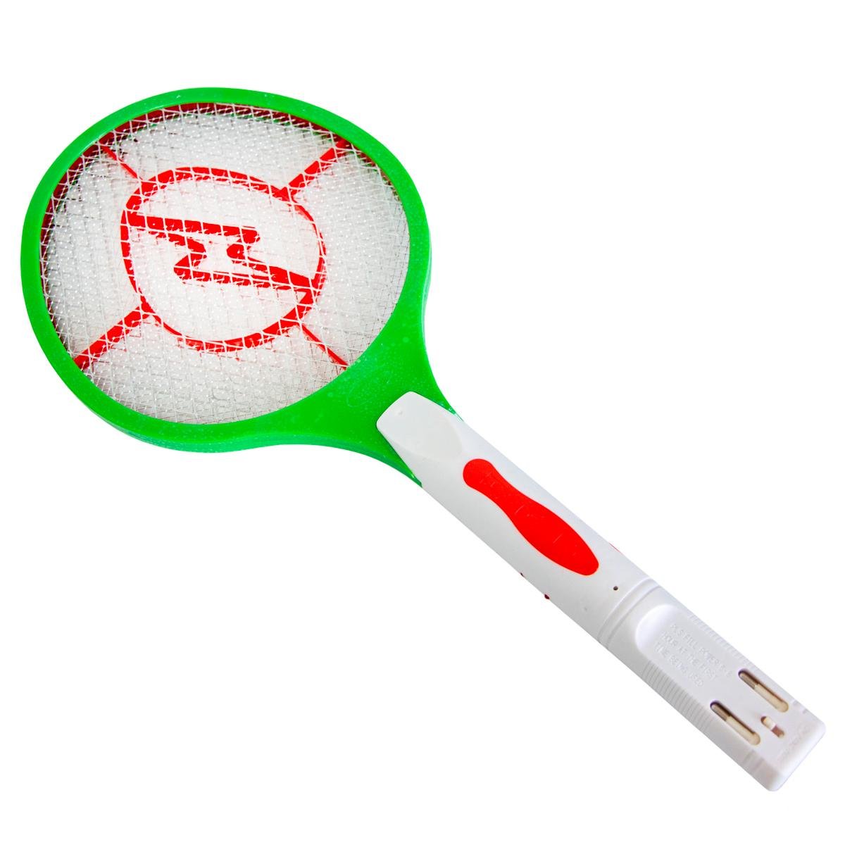 Мухобойка электрическая Rechargeable Mosquito Hitting Swatter Зеленый/Белый (1010633-Green) - фото 1