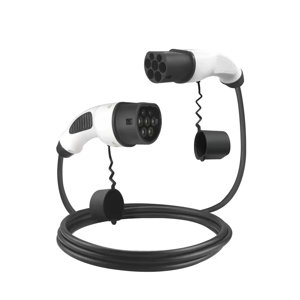 Зарядный кабель для электромобиля DUOSIDA 22 кВт 5 м (MC22-T2T2)