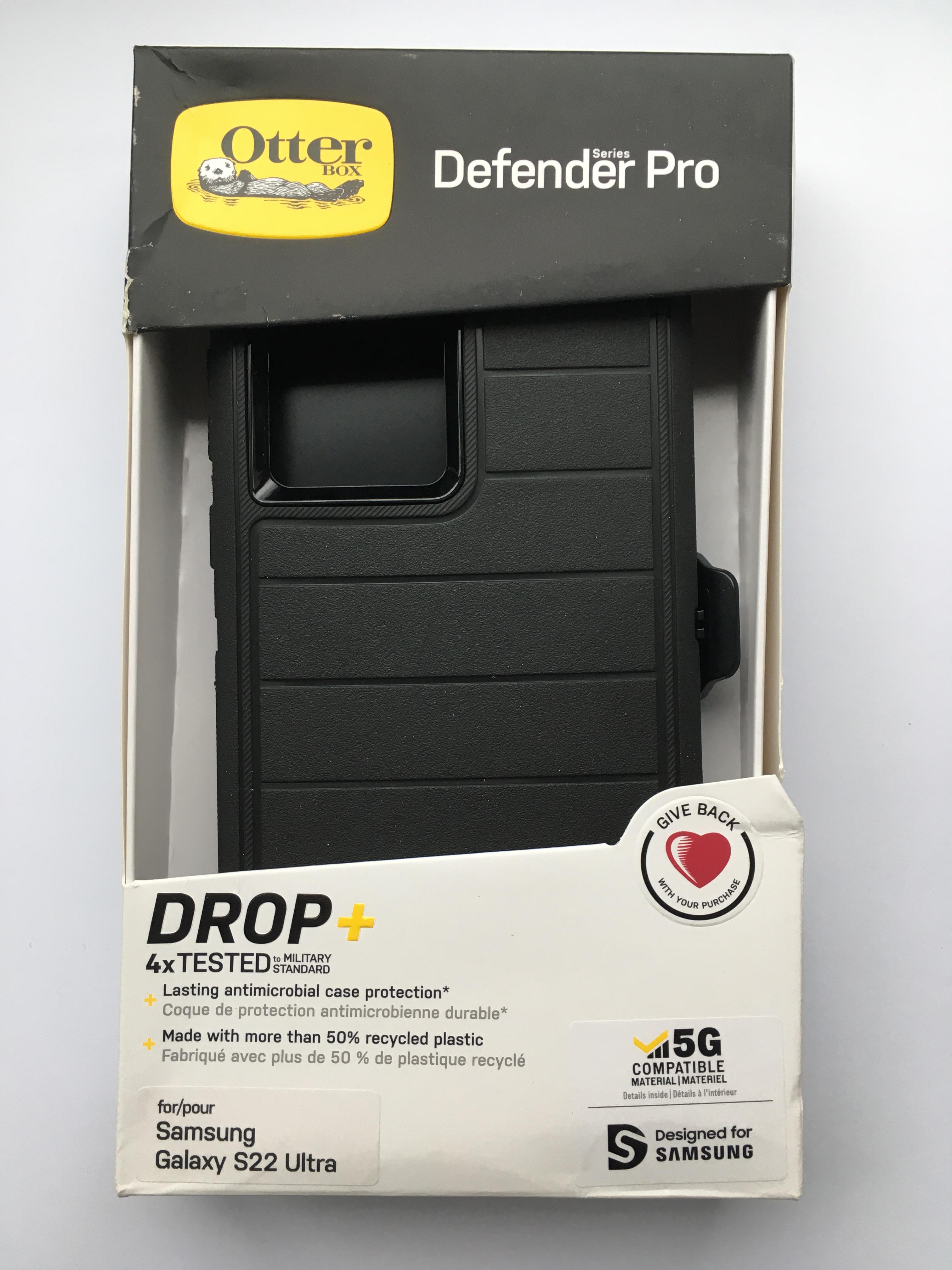 Чохол протиударний із кліпсою підставкою OtterBox Defender Series Pro для Samsung Galaxy S22 Ultra (6.8") Black - фото 6