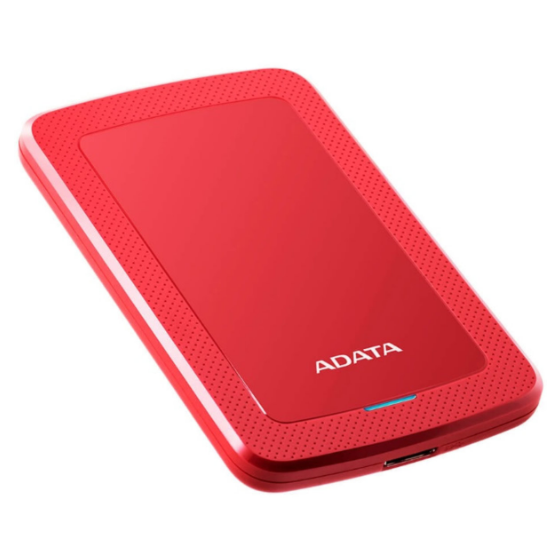 Жорсткий диск зовнішній ADATA DashDrive USB 3.2 Gen1 HV300 1 Тб Red (AHV300-1TU31-CRD) - фото 2