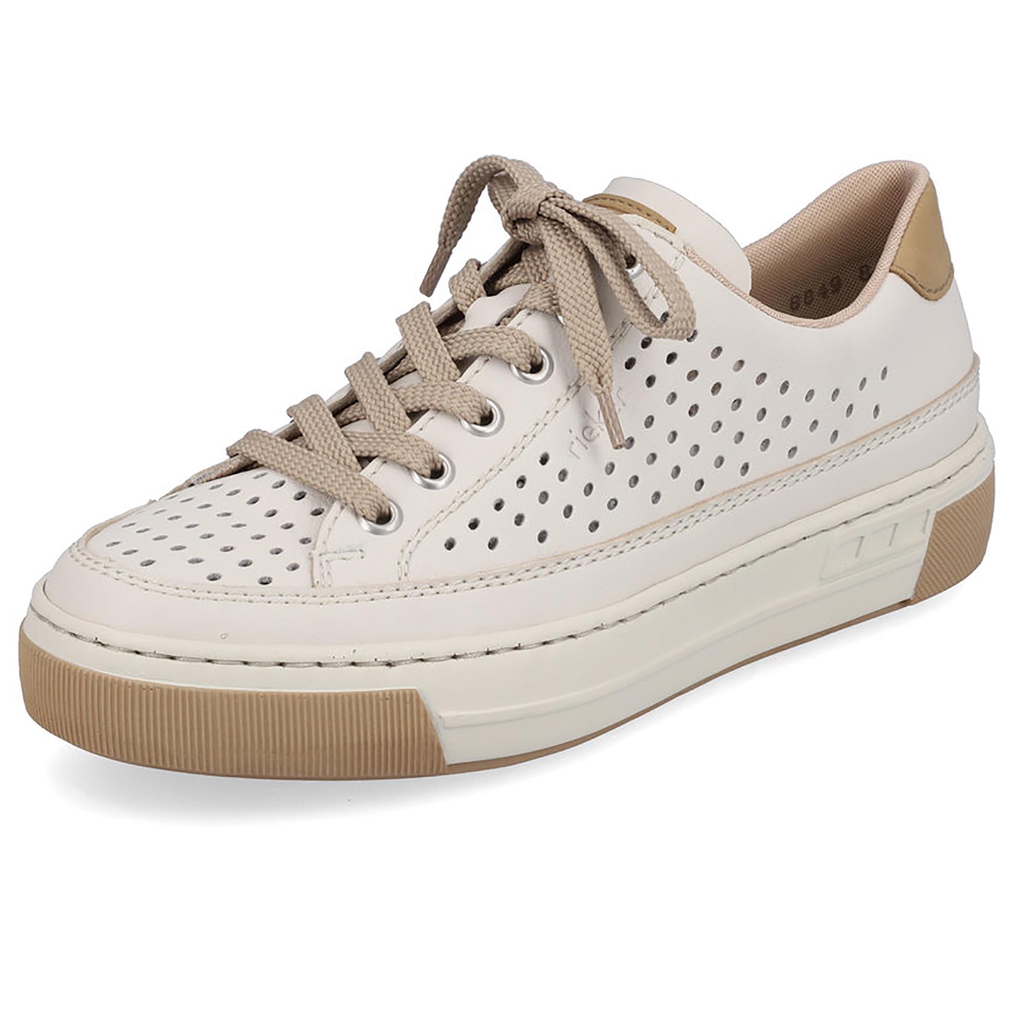 Кеди весняні жіночі Rieker р. 39 Бежевий (089332-39) - фото 3