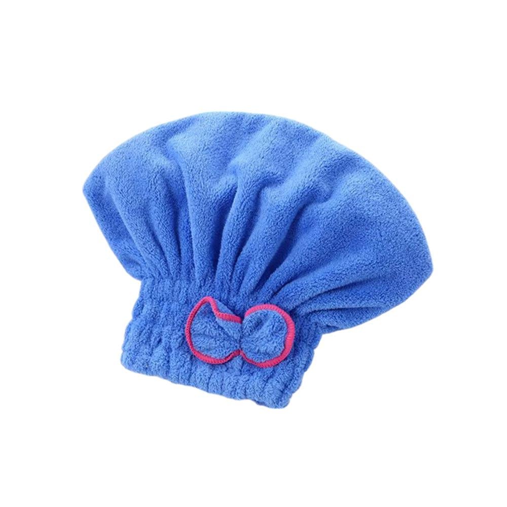 Шапочка-рушник швидковбираюча та швидкосохнуча мікрофіброва Синій (OK0086_2)