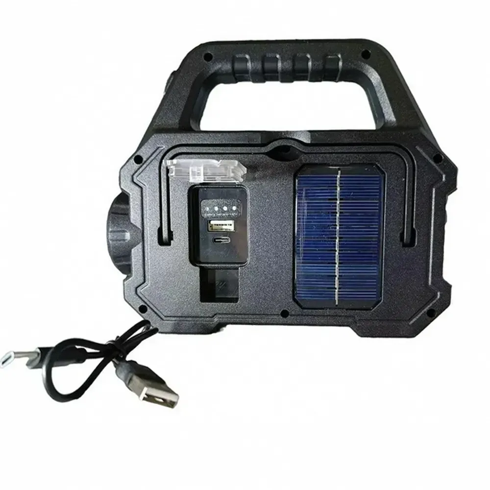 Ліхтар ручний прожектор YT-880B з USB-зарядкою з сонячною панеллю 7 режимів 1200 мАч (234564572) - фото 10 Ліхтар ручний прожектор YT-880B з USB-зарядкою з сонячною панеллю 7 режимів 1200 мАч (234564572) - фото 10