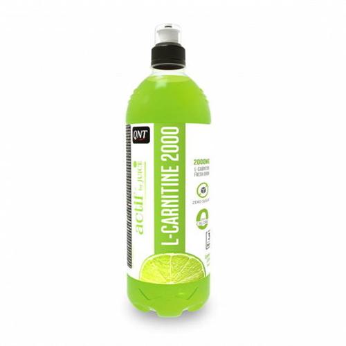 Жироспалювач для спорту QNT L-Carnitine 2000 мг 700 мл Lime
