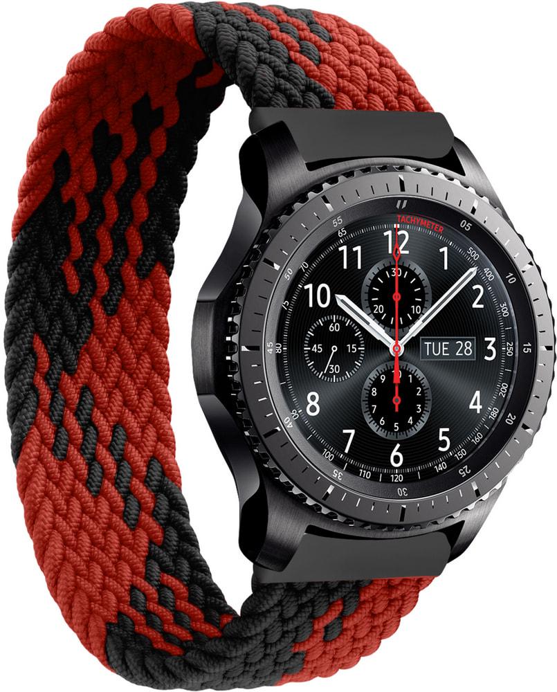 Ремешок Solo Loop Multi для Samsung Gear S3 (145 мм) Black/Red (33659-44)