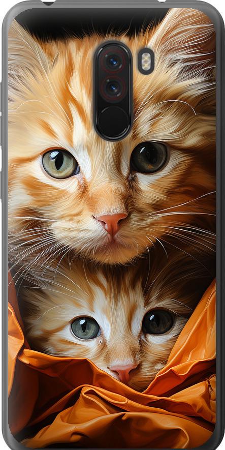 Чехол на Xiaomi Pocophone F1 Котики 2 (5664u-1556-42517)