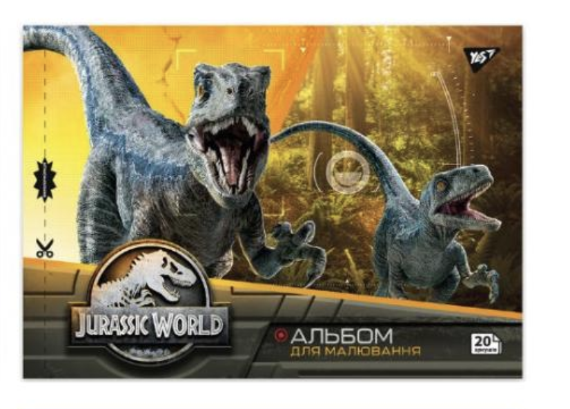 Альбом для рисования YES А4 20 л и 100 скоб с перфорацией (130592)