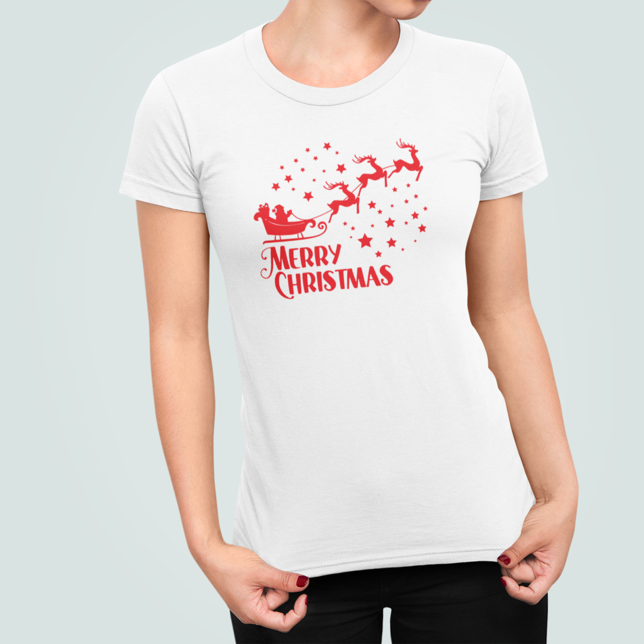 Футболка жіноча новорічна Stedman з принтом "Merry Christmas" Зоряне небо L Білий (НГ181.1-8) Футболка жіноча новорічна Stedman з принтом "Merry Christmas" Зоряне небо L Білий (НГ181.1-8)
