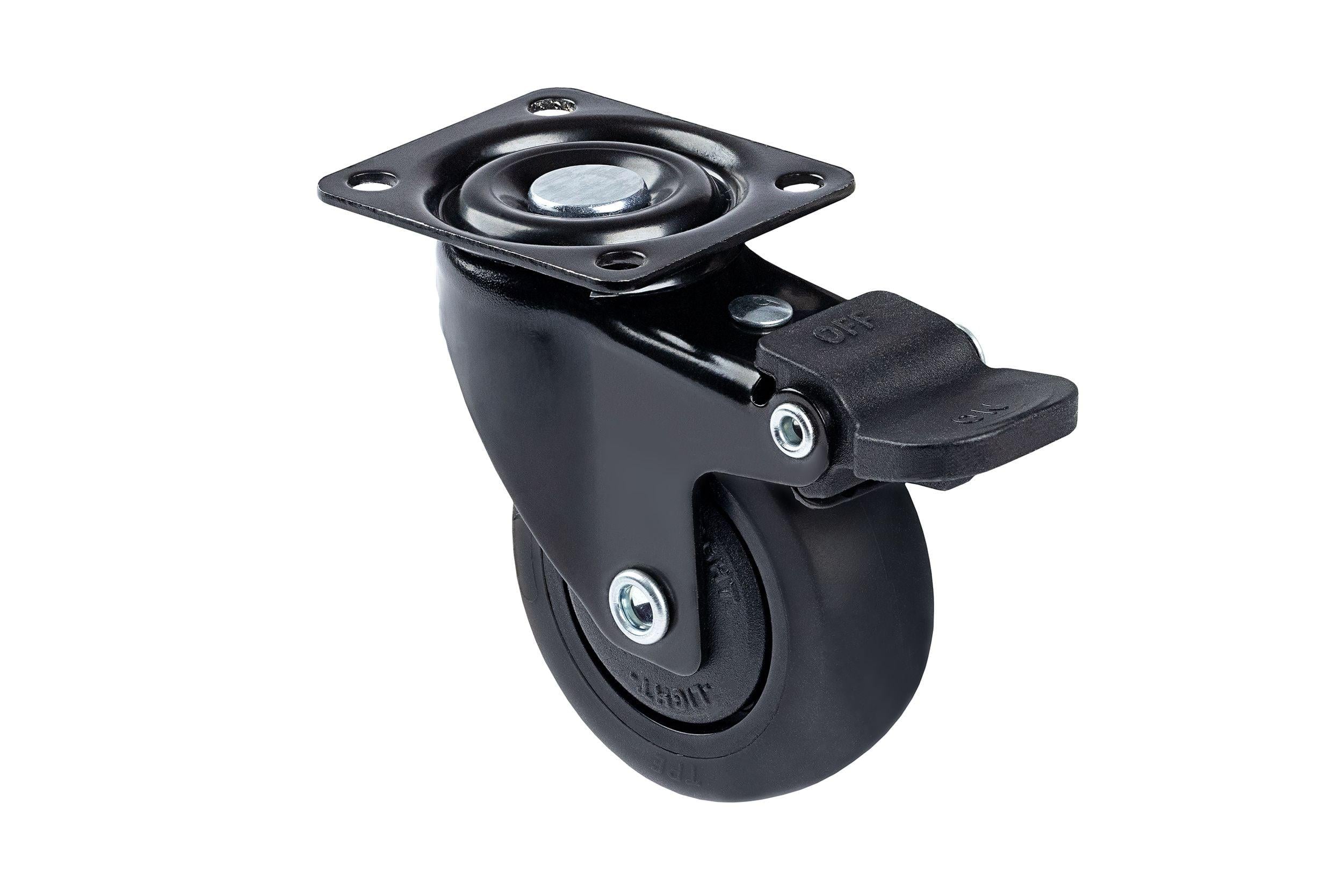 Ролик с площадкой и тормозом Giff Silento 50 Черный